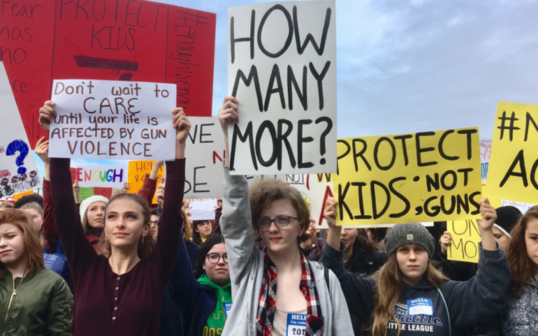 JR NEWTOWN ACTION ALLIANCE CLUB FROM NEWTOWN HIGH SCHOOL WILL HOLD A STUDENT PROTEST AT NATIONAL SHOOTING SPORTS FOUNDATION HEADQUARTERS WHILE NRA IS HOLDING ITS ANNUAL CONVENTION